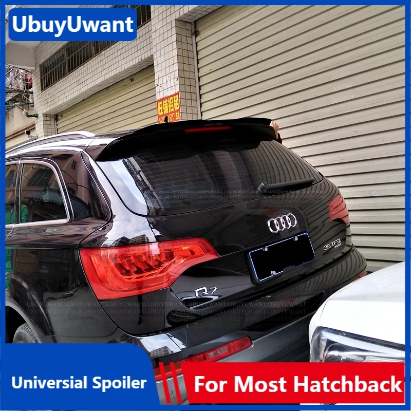 Задний спойлер UBUYUWANT на крышу для Audi Q7 2007 2015 хэтчбек универсальный из АБС пластика