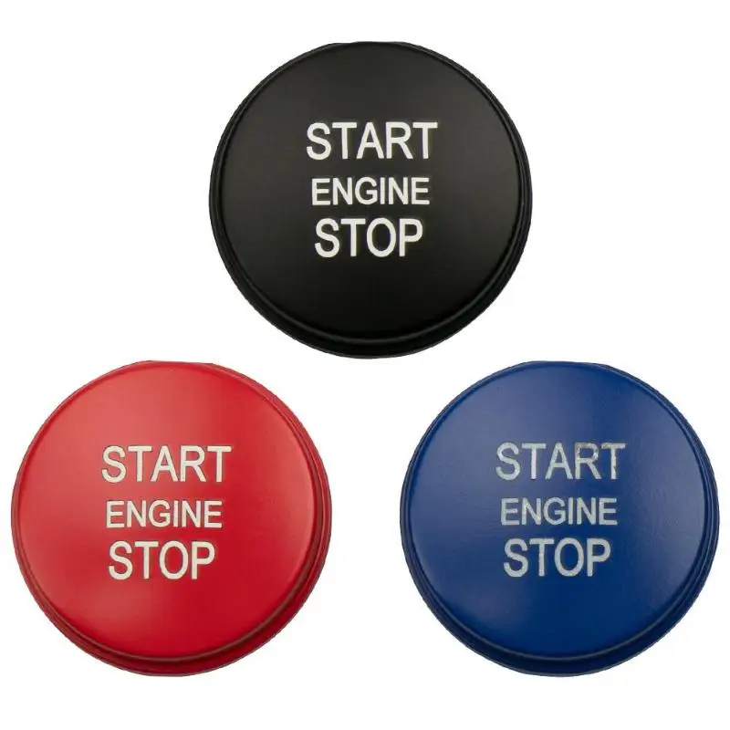 Кнопка зажигания двигателя Замена крышки запуска Стоп ключ переключатель декор