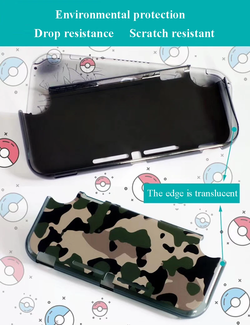 Цветной защитный чехол для Nintendo Switch Lite с изображением животных | Электроника