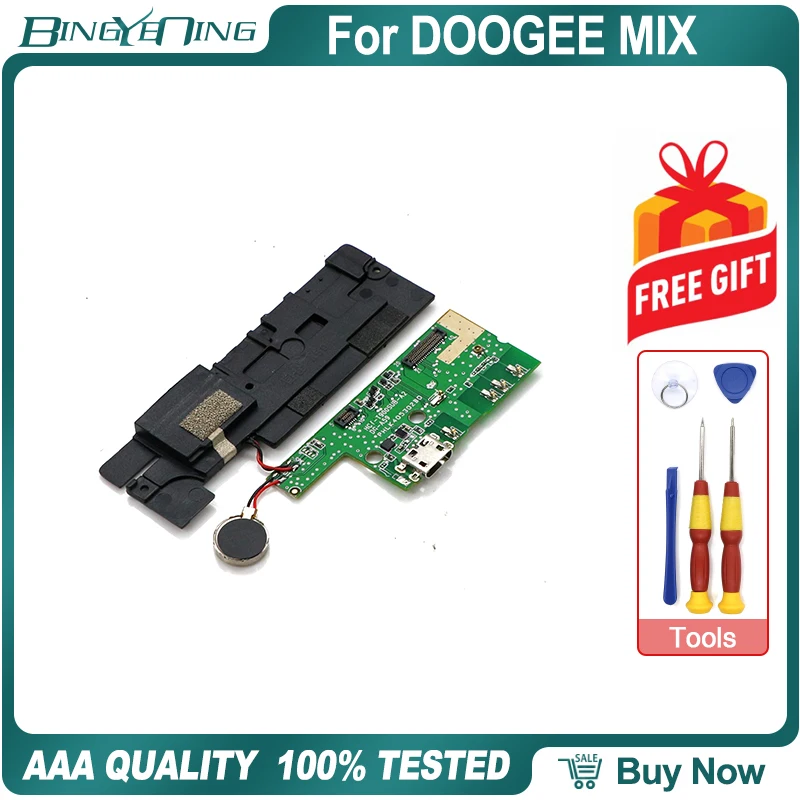 Для DOOGEE MIX громкий динамик Вибрационный гибкий кабель USB плата док-плата с зарядным портом модуль дополнительные инструменты для PCBA