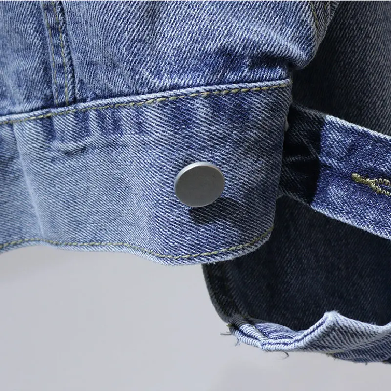 

Bat Sleeve Short Denim Jacket Women Autumn New BF Style Loose Jeans Jacket Women Chaqueta Mujer Fashion Casual Coat Women C6408