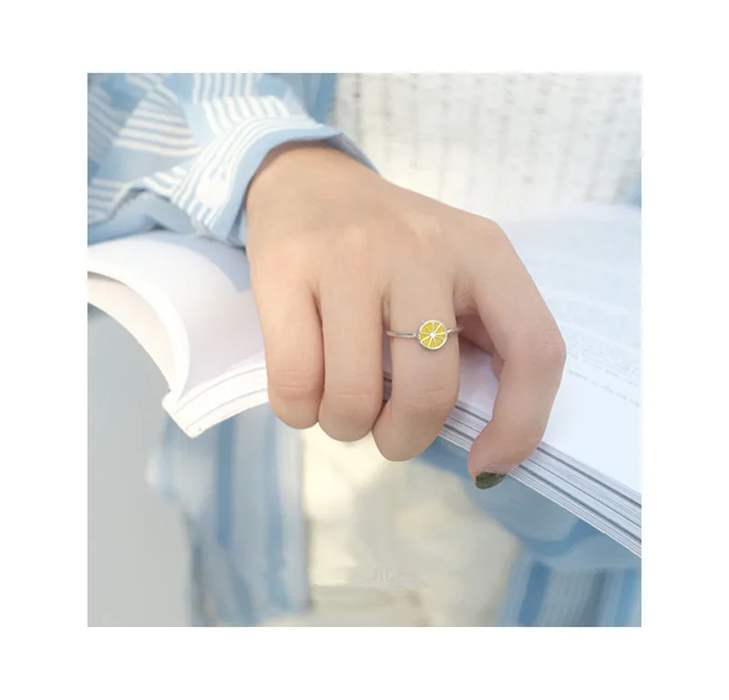 Женские открытые кольца POFUNUO изящные нишевые из стерлингового серебра 925 пробы с