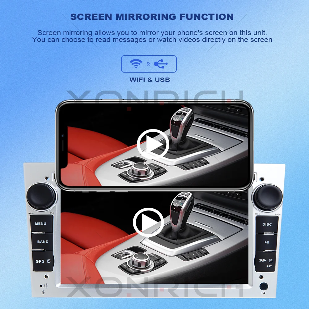 Автомобильный мультимедийный плеер 2DIN Android 10 без DVD-плеера для Opel Vivaro Zafira B Vectra C Corsa