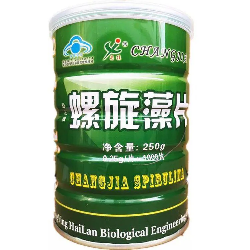 

Wild 99% Protein spirulina oceanic Spirulina sheet Spirulina Extract Chlorella 1 bottle 1000pcs Lose weight, good quality