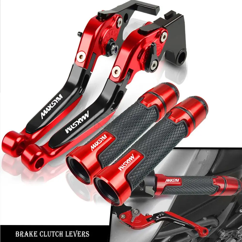 

MAXSYM LOGO Motorcycle Foldable Adjustable Brakes Clutch Lever Handbar For SYM MAXSYM 400i 600i MAX 400 600 ALLYEARE 2020 2021