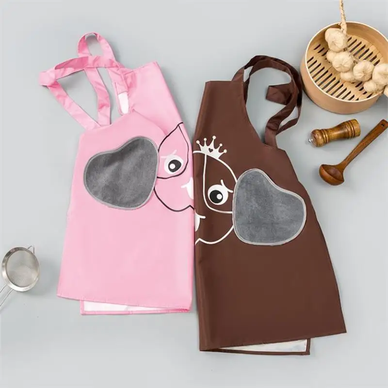 Кухонный Фартук с милым принтом щенка домашний Водонепроницаемый Креативный