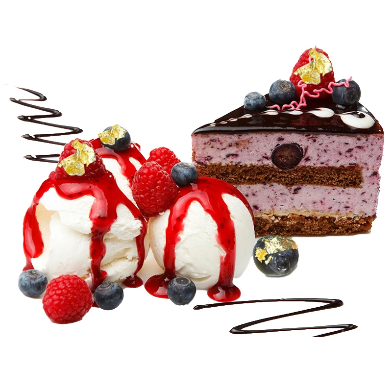 SHENHONG шоколадные помадки инструменты для украшения золотой фольги серебряные