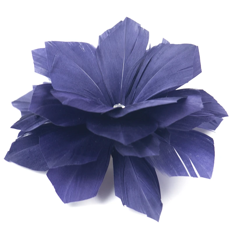 

1Pcs Beautiful Goose Feathers Flower DIY Carnival Jewelry Making Accessories Wedding Clothes Decoration Plumes Crafts Wholesale