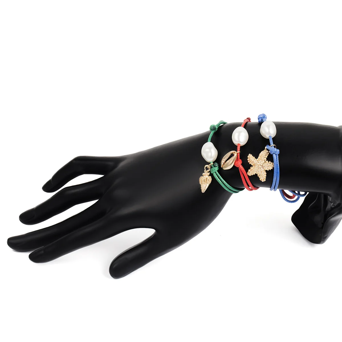 3 шт. раковина Каури браслет женский Регулируемый Бохо макраме дружбы настоящий