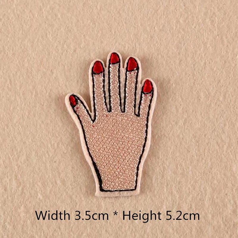 Модная вышитая нашивка ручной работы в разных стилях рисунок органов тела