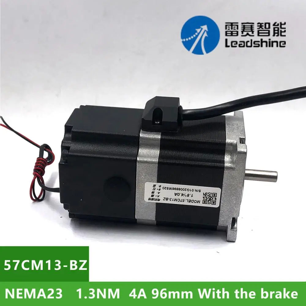 

NEMA23 Leadshine 57CM13-BZ 1.3Nm 4A 2 phase Stepper Motor Shaft Diameter 6.35m With the brake