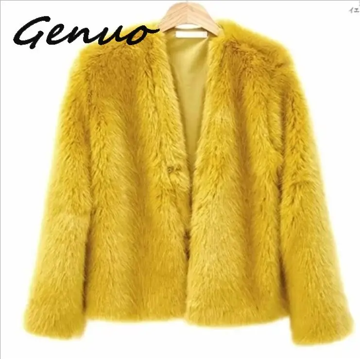 Women Winter Jackets Coats 2020 Thicken Warm Faux Fur Coat Outerwear Casual Shaggy Fake Fur Jacket Female Cozy Long Overcoats