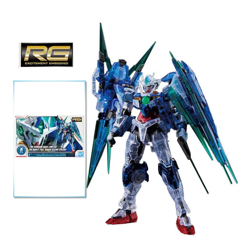 

Оригинальные Bandai RG 1/144 Φ/FS 00 Qan[T] фигурки Saber, коллекционные модели, куклы, игрушки, подарки для детей