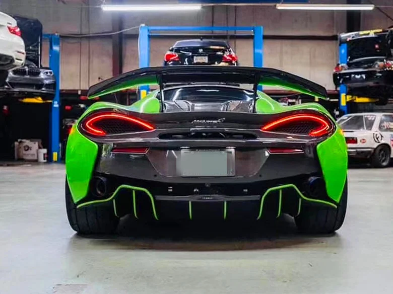 

2021 подходит для 540c Mclaren 570s Ремонт передней и задней боковой юбки с небольшим покрытием из углеродного волокна, задняя крышка, Ma
