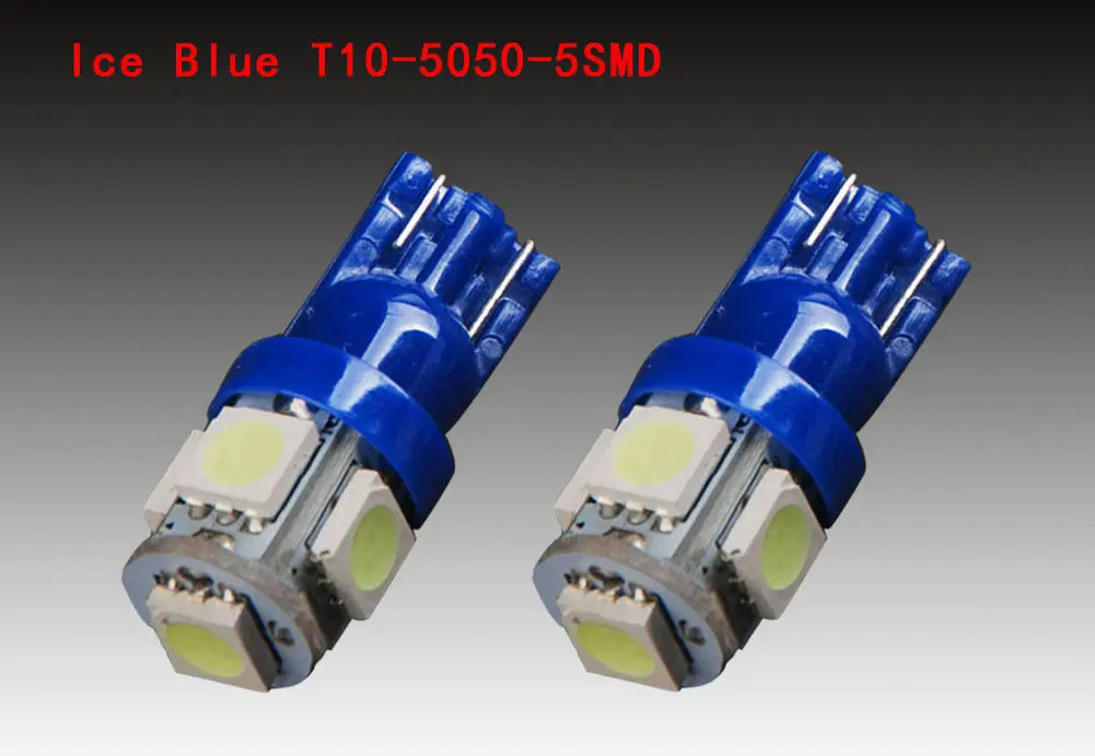 50X Ice Blue T10 5050 Светодиодное освещение фестонного типа для автомобиля Dome Map