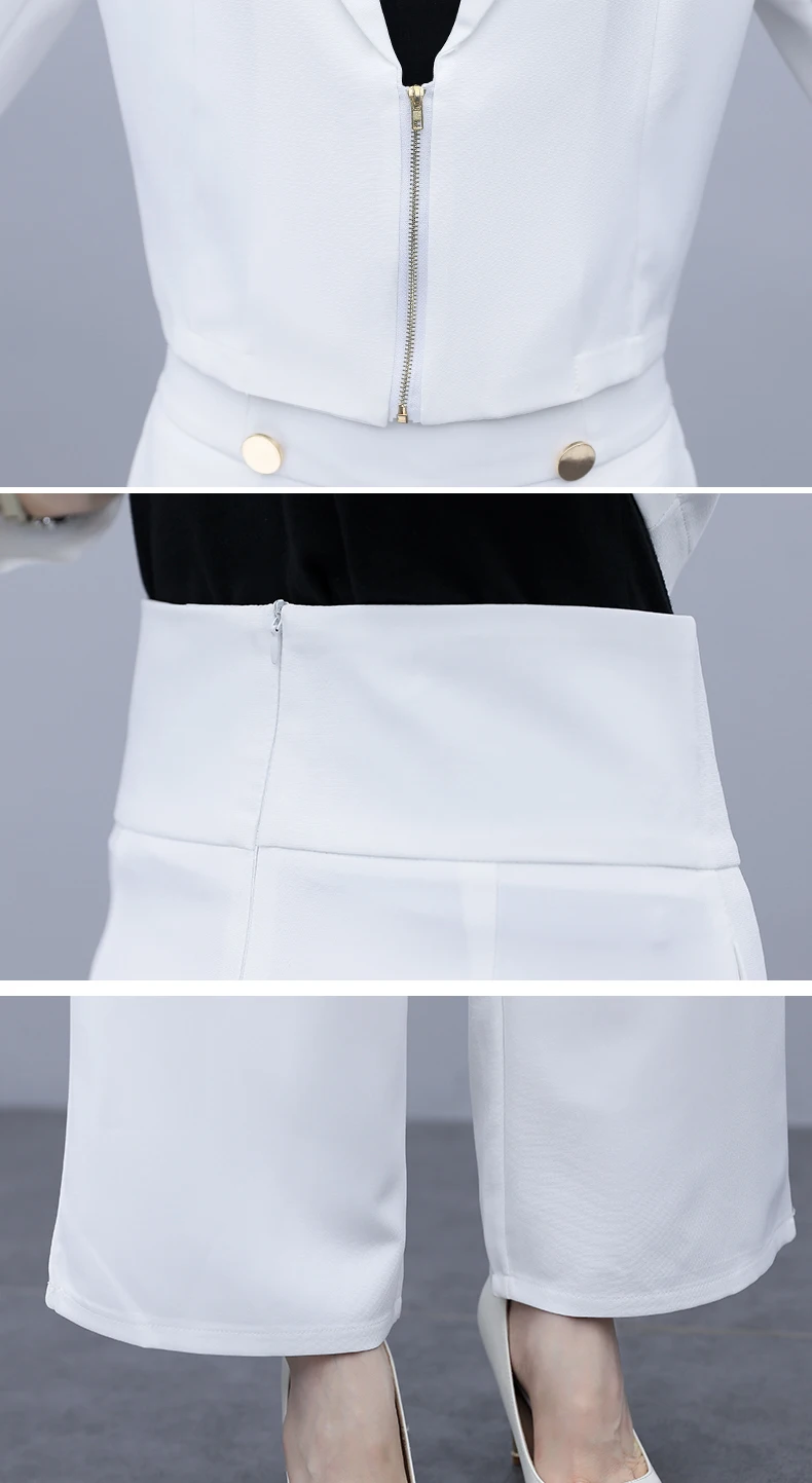 

Goddess 2 Piece Set Womens Suits Blazer With Pants Conbinaison Femme Office Wear Blazer And Pants Set For Women Jacket&pants