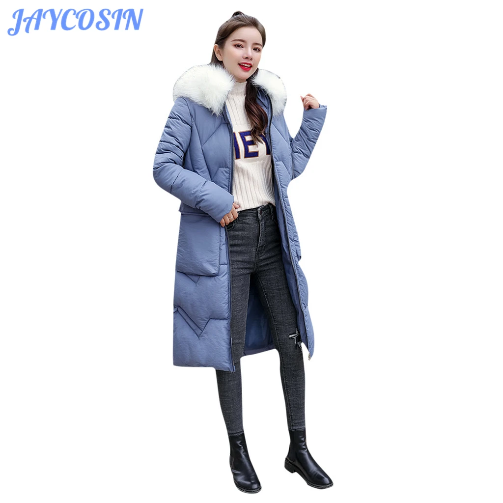 JAYCOSIN зимнее теплое пальто для женщин плюс размер куртка хлопковые парки с