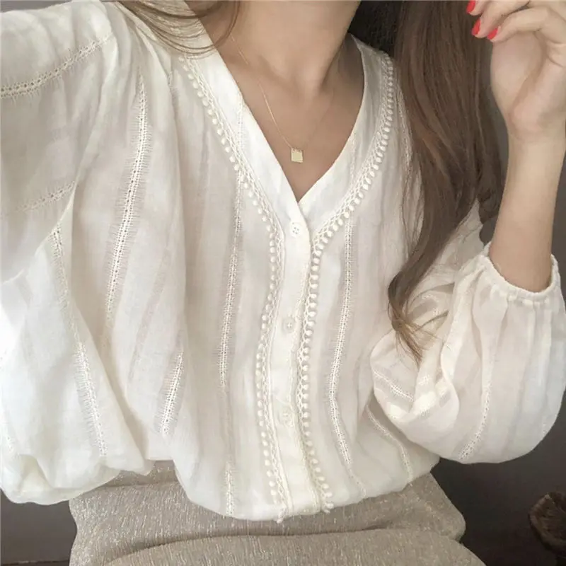 

2020 spring summer autumn new women fashion casual chiffon shirt woman female OL blouse women Vq10