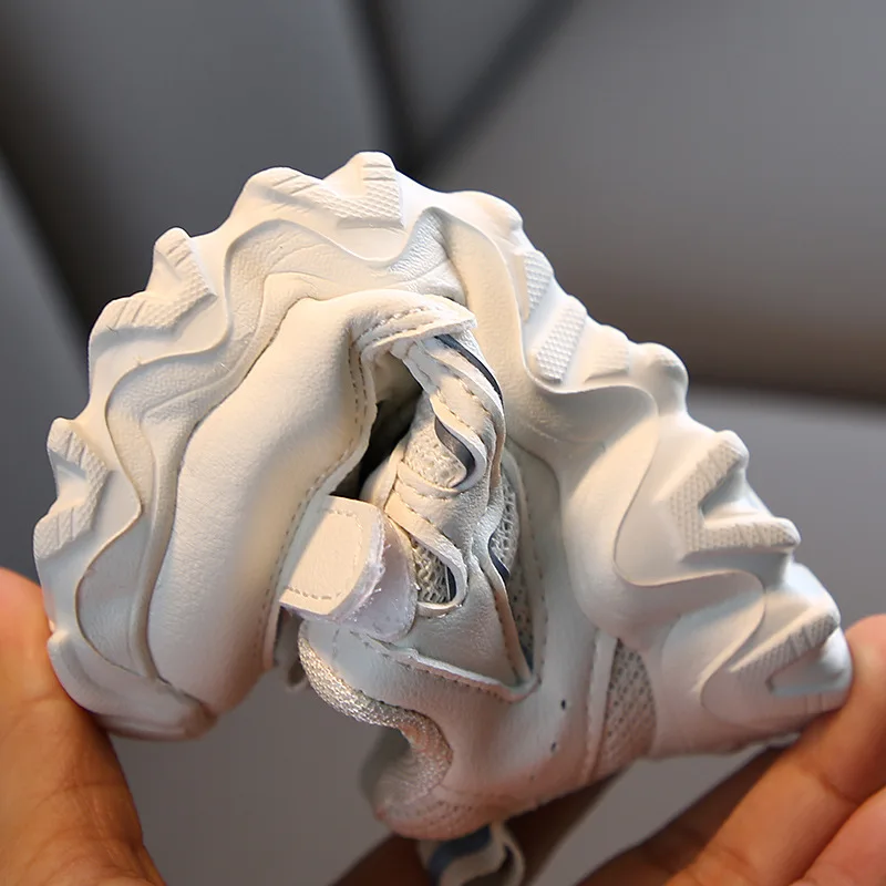 Детские кроссовки унисекс дышащие мягкая подошва модная уличная теннисная обувь