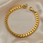 Панк Змея цепи браслеты-манжеты мужской 1821 см цвета: золотистый, Цвет нержавеющая сталь руку цепь браслет ювелирные изделия для мужчин и женщин, ювелирное изделие, опт 2021