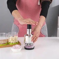 multifunctional hand pressing onion cutter household peeling and electroplating garlic chopper kitchen pounding garlic