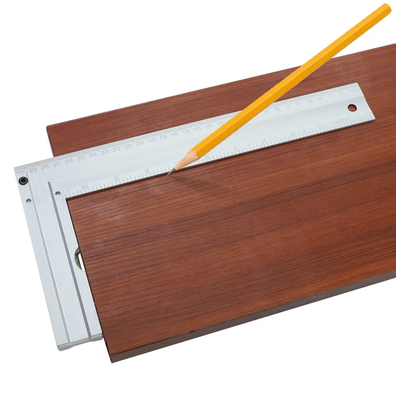 Линейка угловая 90 градусов 300 мм/дюйм алюминиевый сплав|ruler square|ruler 90ruler inch |