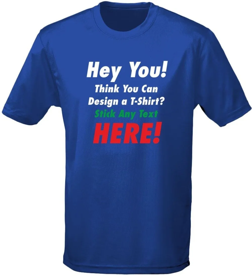 

Printed Custom Your Any Text Personalised Workwear Mens T-Shirt
