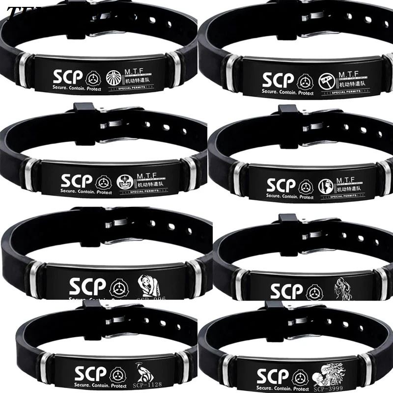 

SCP Foundation городской ужас Легенда монстра сирена голова MTF реквизит для косплея на Хэллоуин металлический браслет для мужчин женщин COS браслет...