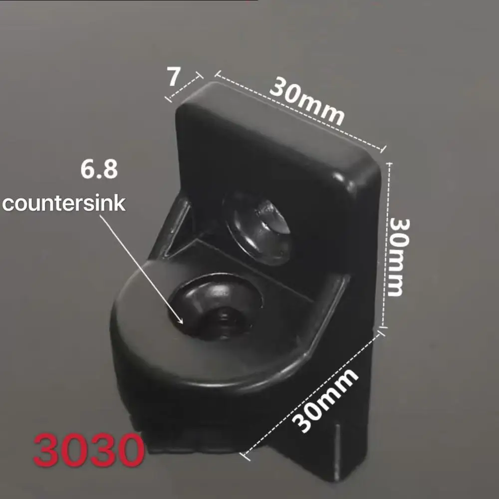 Серебристые и черные угловые кронштейны рулевого управления 2020 3030 4040 4545