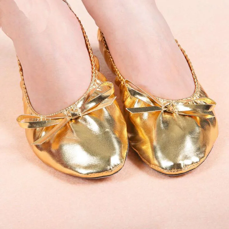Бесплатная доставка дешевая обувь для танца живота золотого цвета S / M L XL|belly dance