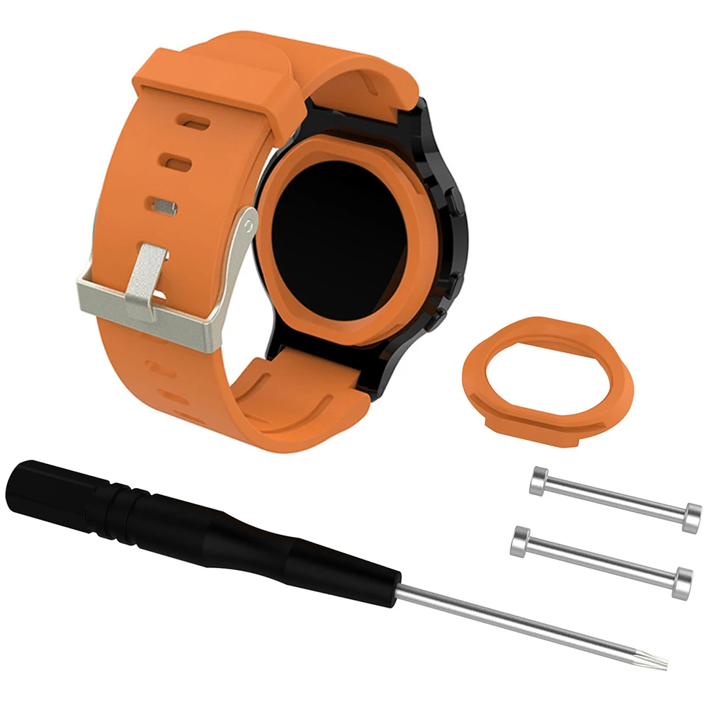 Orange Для Garmin Forerunner 225 ремешок для часов мягкий силиконовый сменный Браслет для наручных часов Garmin Forerunner 225 ремешок для часов - Цвет: Orange