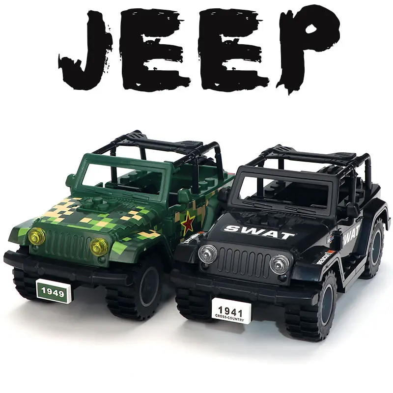 

Современная Военная серия встроенных блоков, классический мини-автомобиль MOC SWAT, оружие, креативный набор «сделай сам», игрушки, подарок дет...