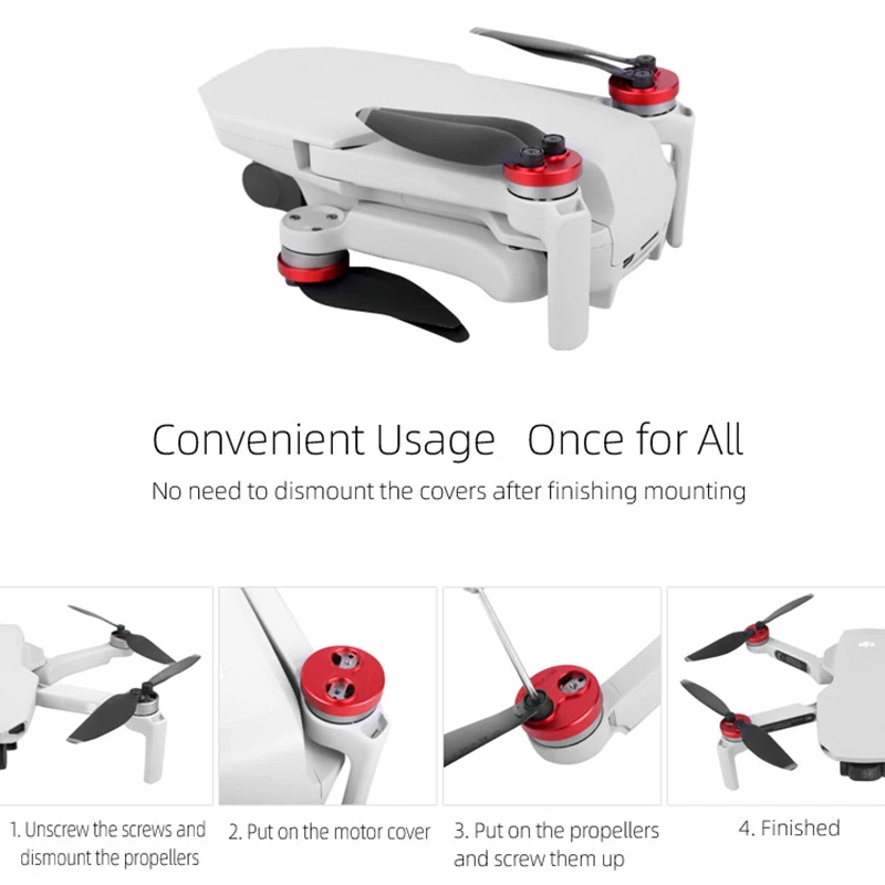 4 шт. крышка двигателя для Mavic Mini Motors Пылезащитный Водонепроницаемый протектор