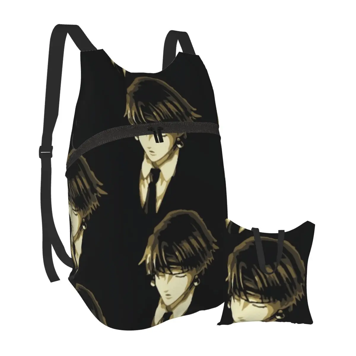 

Hunter X Hunter Backpacks folding Elementary School Woman Backpack Durable Style Bags