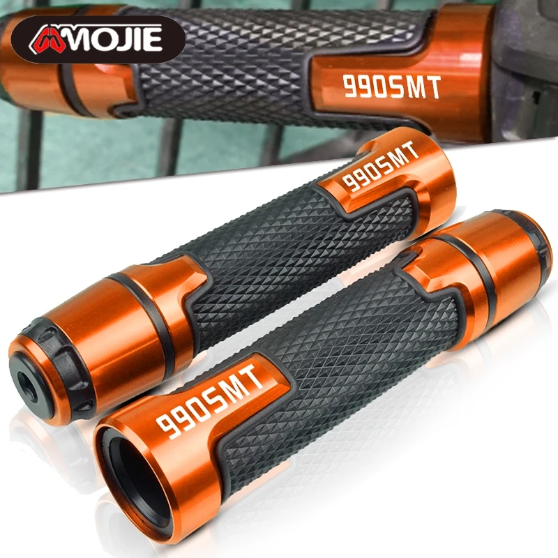 

7/8" 22MM CNC Motorcycle handlebar grip handle bar Motorbike handlebar grips FOR 990 SMT 2009 2010 2011 2012 2013 990 SM T