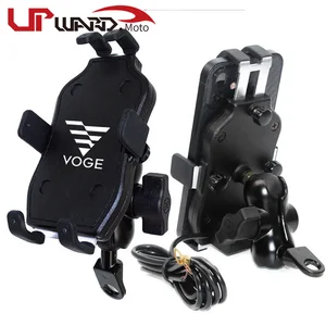 for loncin voge 500r 300r 180 300rr 200ac motorcycle accessories handlebar mobile phone holder gps stand bracket free global shipping
