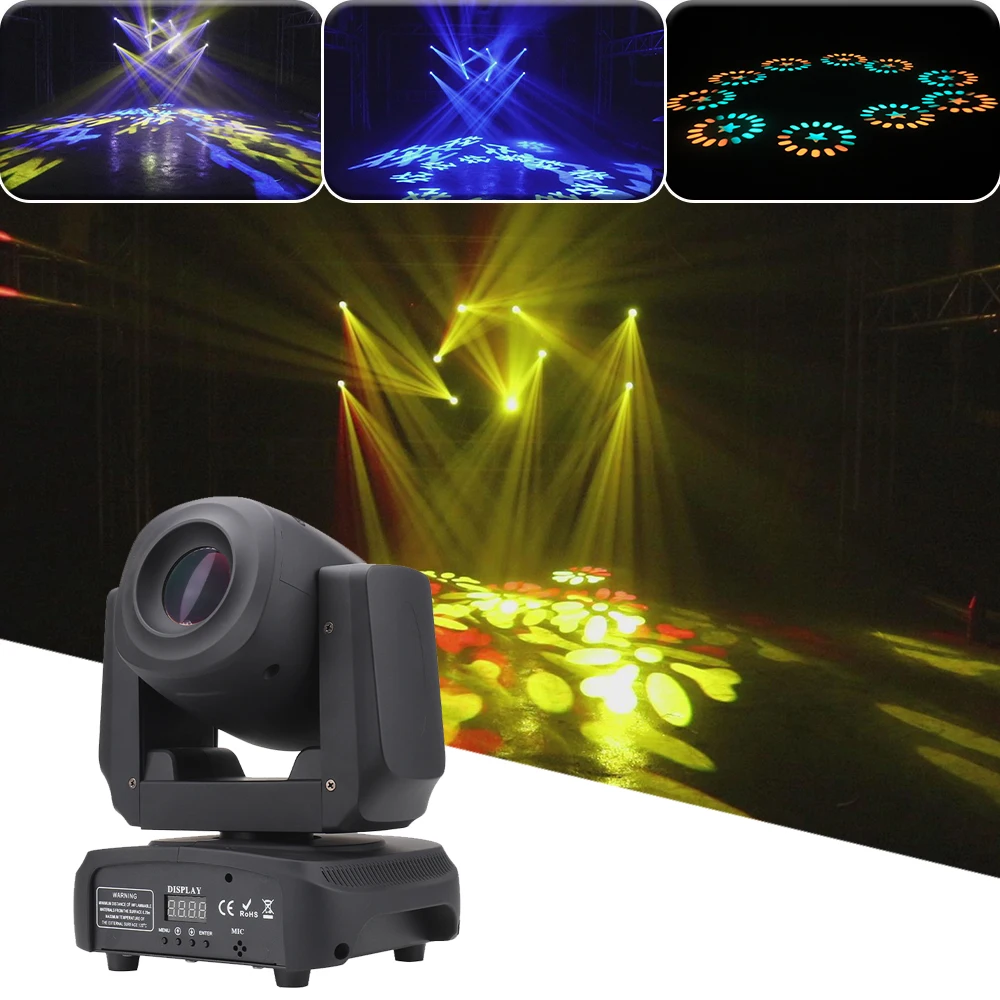 Hot Sell 85W LED Beam Zoom Gobo Moving Head Spot Light Dmx Stage Full Color Wedding Dance Party DJ Disco Nightclub Bar Lihgt
