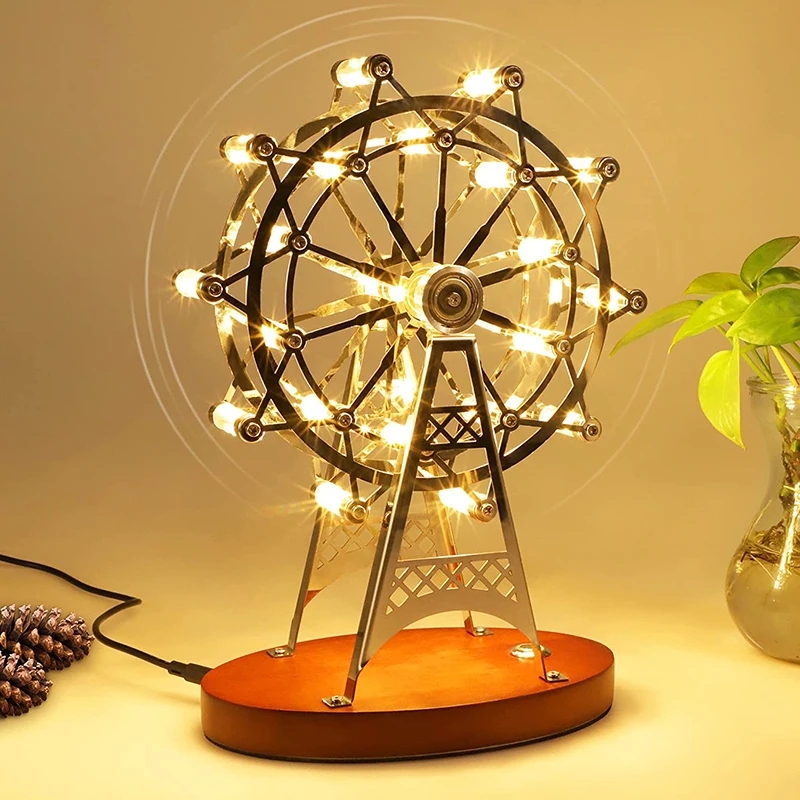 

Modern Decoration Ferres Wheel Table Lamp For Lliving Room Nordic LED Desk lamp Bedroom Bedside Table Lights