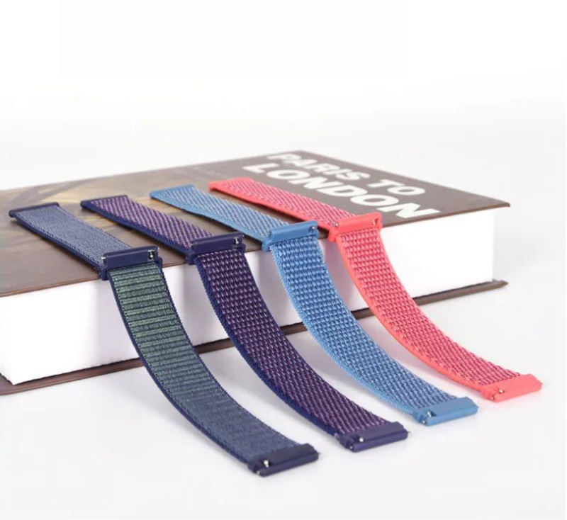 Спортивный нейлоновый ремешок для Xiaomi Amazfit Bip ремешок браслет для huawei Watch GT Honor Magic Huami Amazfit Pace Stratos 2 часы ремешок