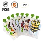 810 шт., 148 мл, детский портативный многоразовый герметичный пакет без бисфенола А для хранения младенцев