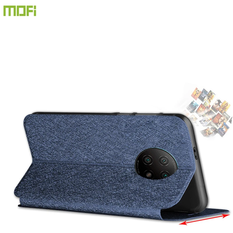 mofi for redmi note 9t 5g flip case phone holder cover for xiaomi redmi note 9t 5g case silicone flip pu leather full protection free global shipping
