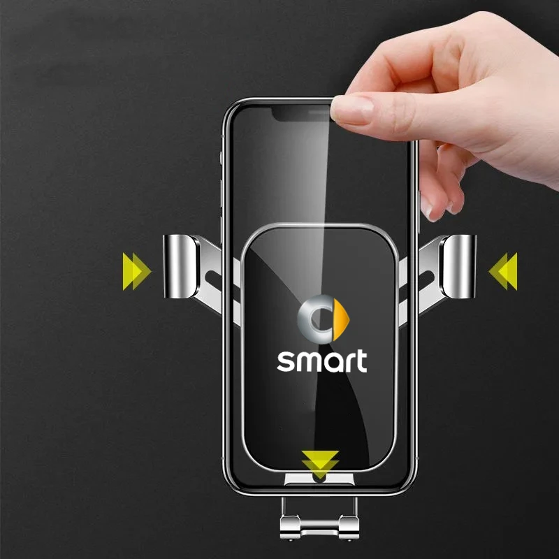 for iphone samsung huawei xiaomi gps navigation mobile phone holder bracket car mobile for smart fortwo forfour 453 451 450 free global shipping