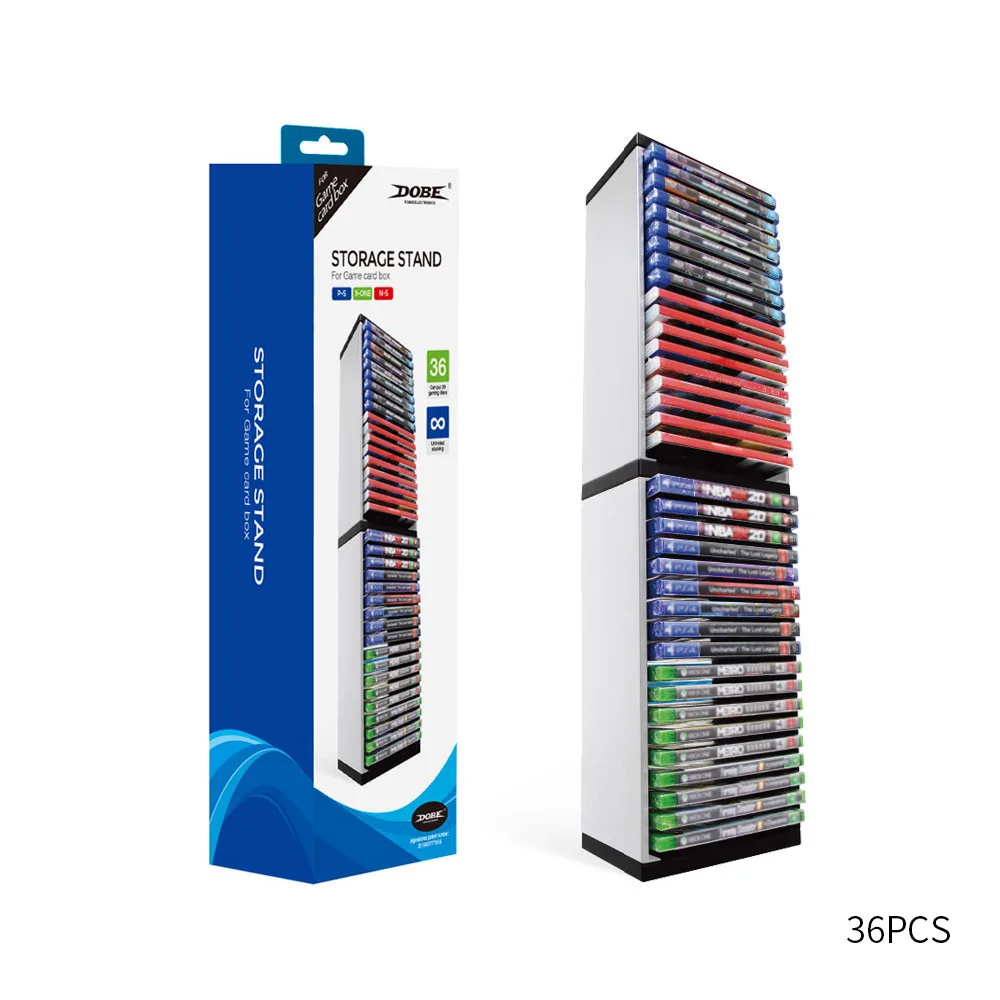 

PS5 game disc box disc rack storage rack PS5 host disc double-layer storage box bracket can store 36 sheets