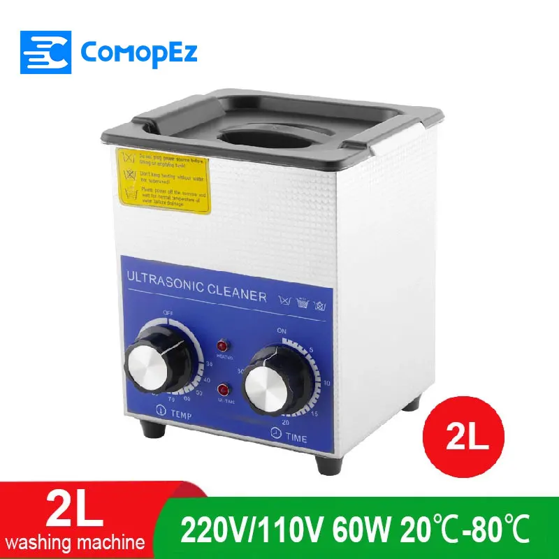 Портативный Ультразвуковой очиститель 60 Вт ультразвуковой ювелирных изделий с