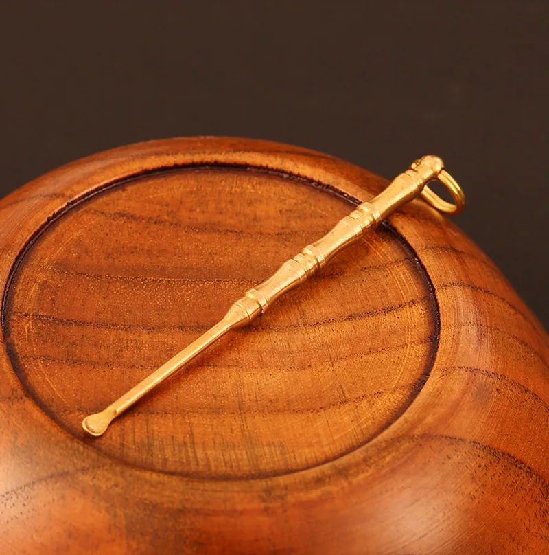 Легкий ложка для удаления ушной серы инструментами чистки ушей Портативный Медь