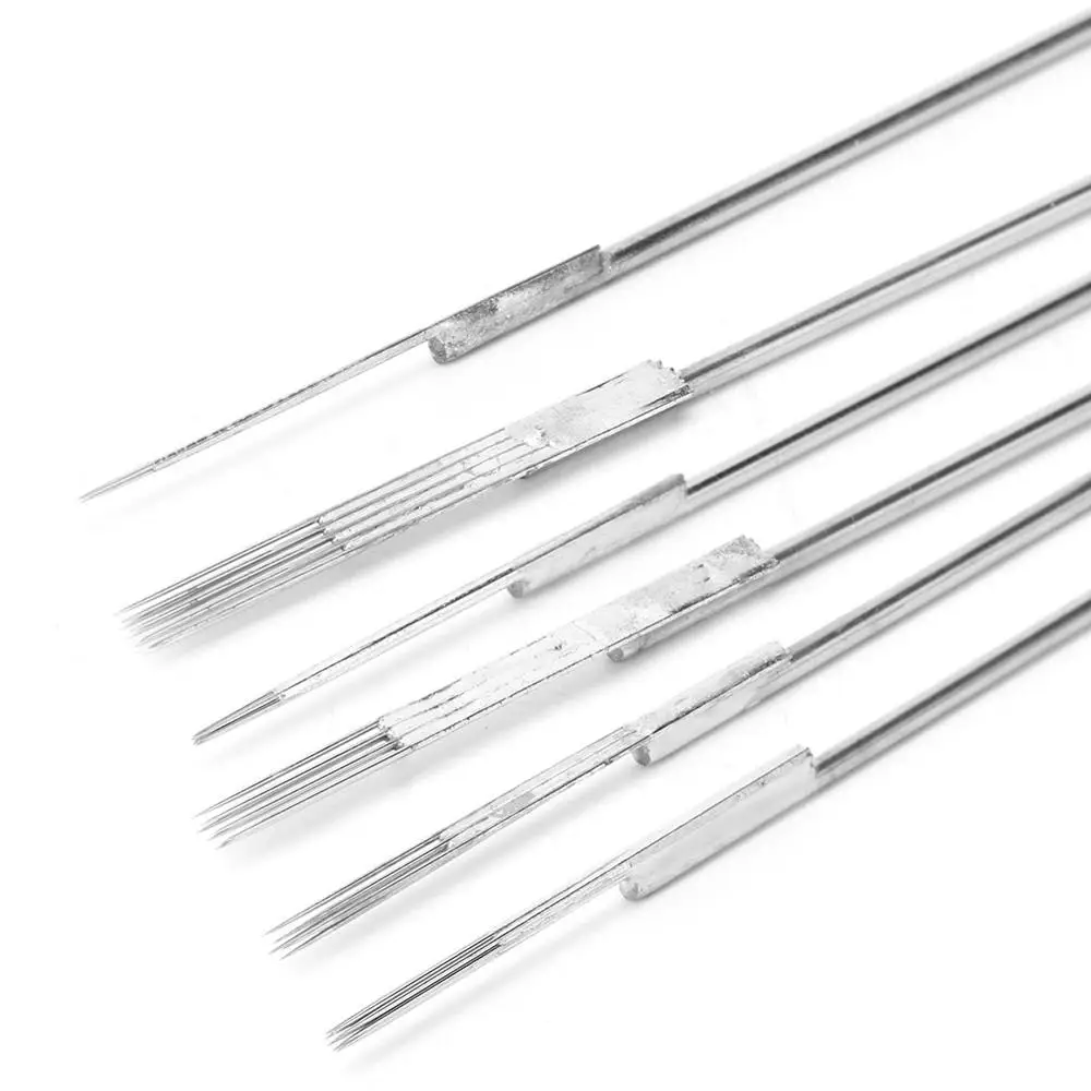 50 шт одноразовые иглы для татуировок смешанные картриджа набор полуперманентных