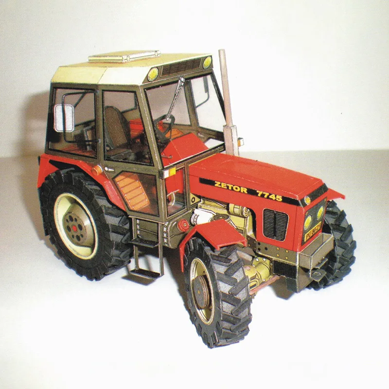 Конструктор Zetor 7745 7211 конструктор для творчества 3D бумажная карта развивающие