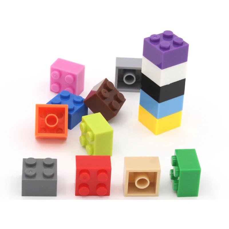 

100pcs 2×2 building blocks brick parts Compatible with known brand Scenario building Early education training toys for children