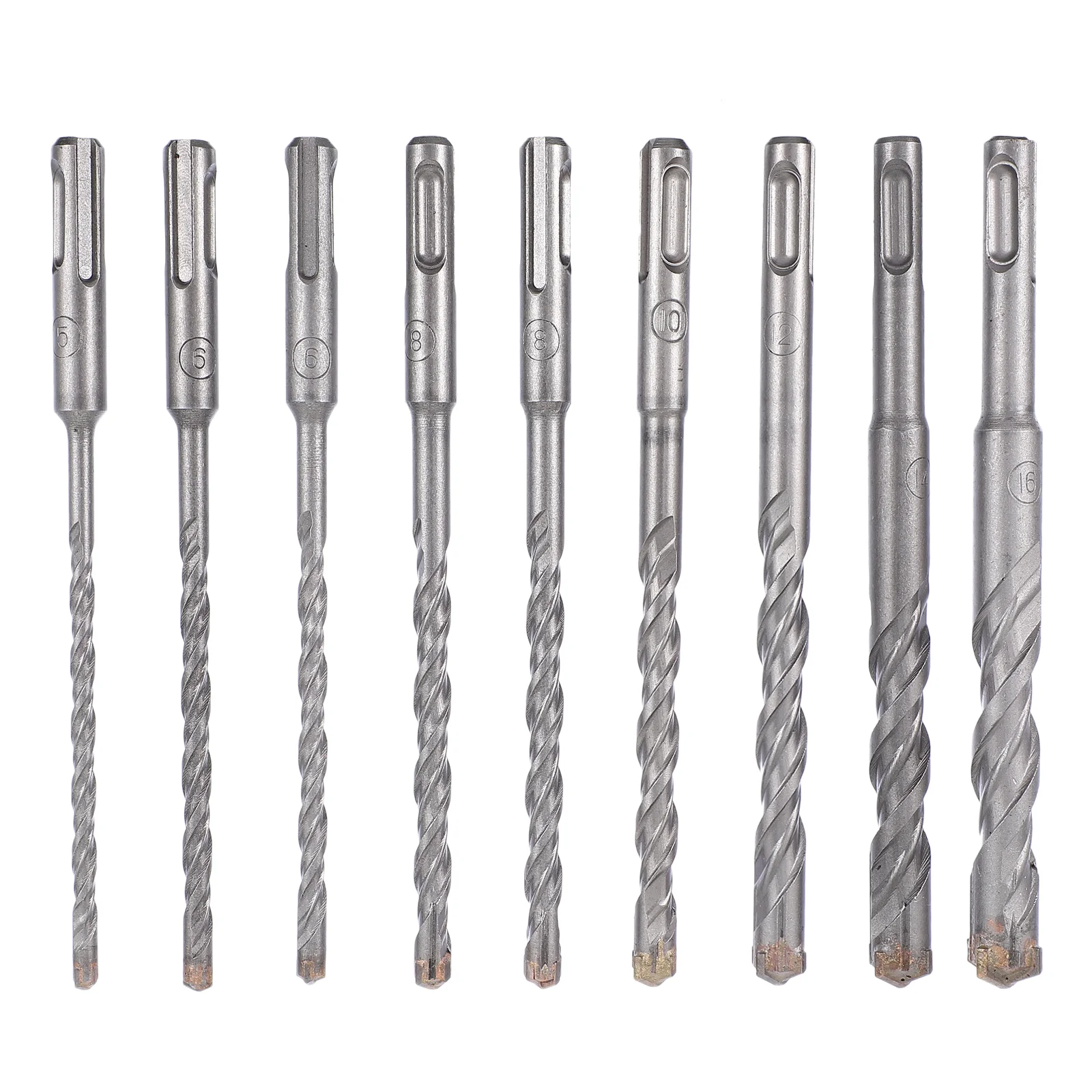 

9pcs Practical Drill Bits Electric Drilling Bits Household Drilling Bits Tools