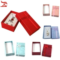 24 pcs mix color gift box jewelry earring organizer storage box pendant paper package box jewelry ring storage box 852 5cm